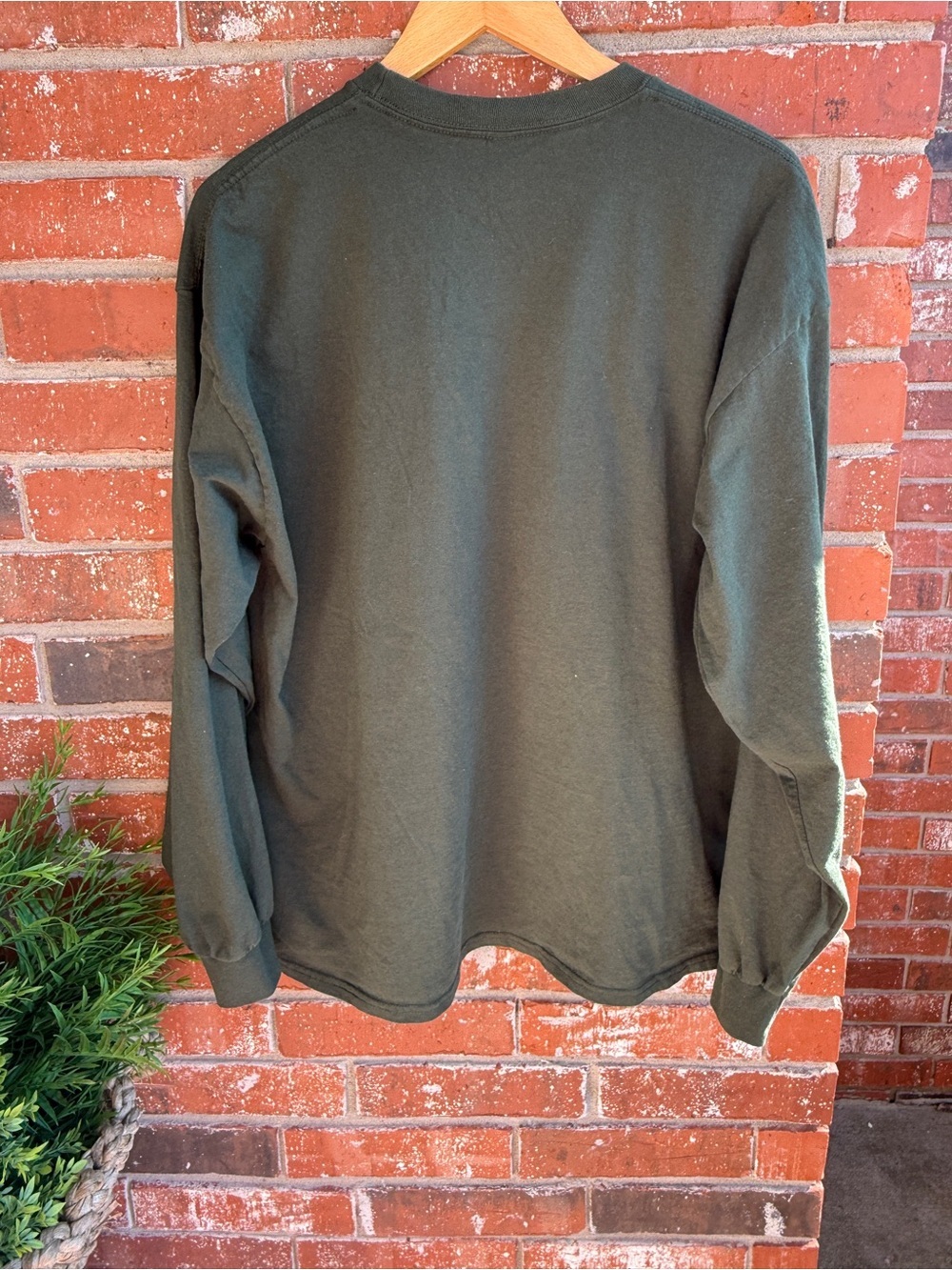 Farm Fresh Christmas Tree Graphic Long Sleeve - Deep Green - Picture 2 of 4